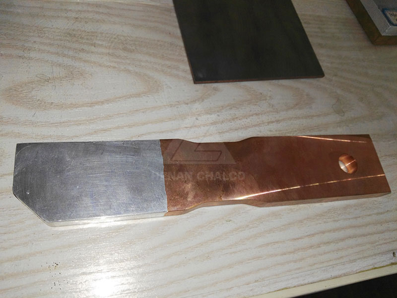 Barra colectora de aluminio revestida de cobre